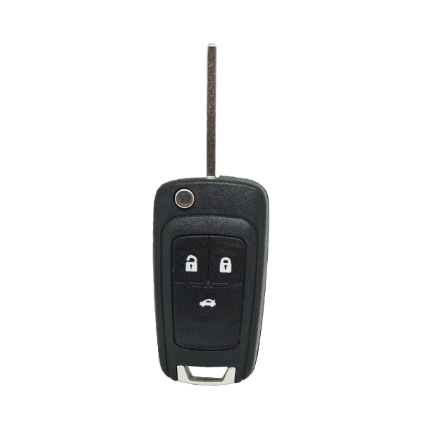 Coque Télécommande Pliable 3 Boutons Opel (Lame Hu100)
