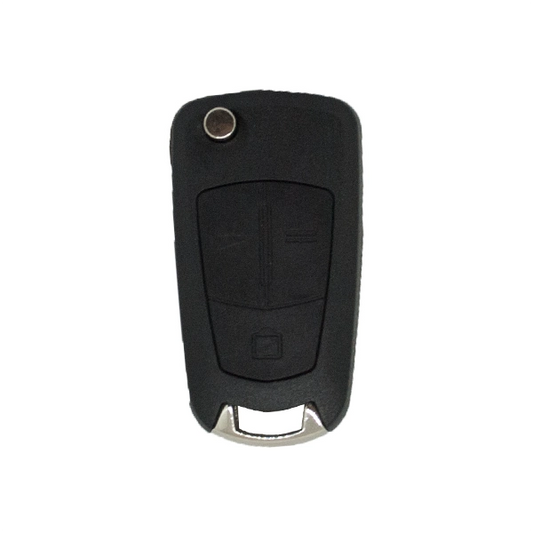 Folding Remote Control Shell Opel 3 Button - Hu100 Profile