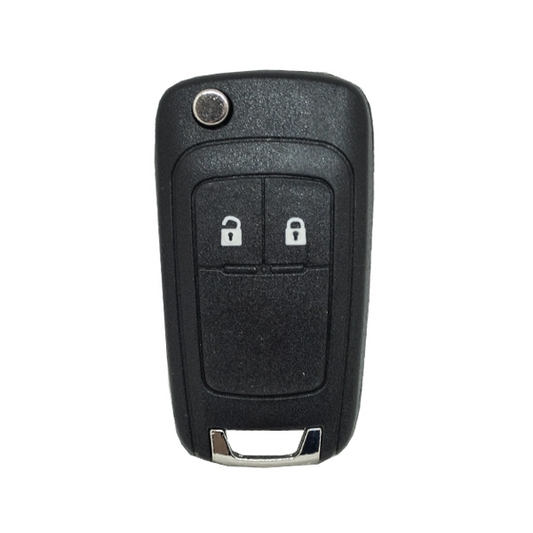 Folding Remote Control Shell Opel 2 Button - Hu100 Profile