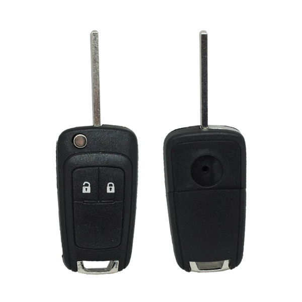 Coque Télécommande Pliable 2 Boutons Opel (Lame Hu100)