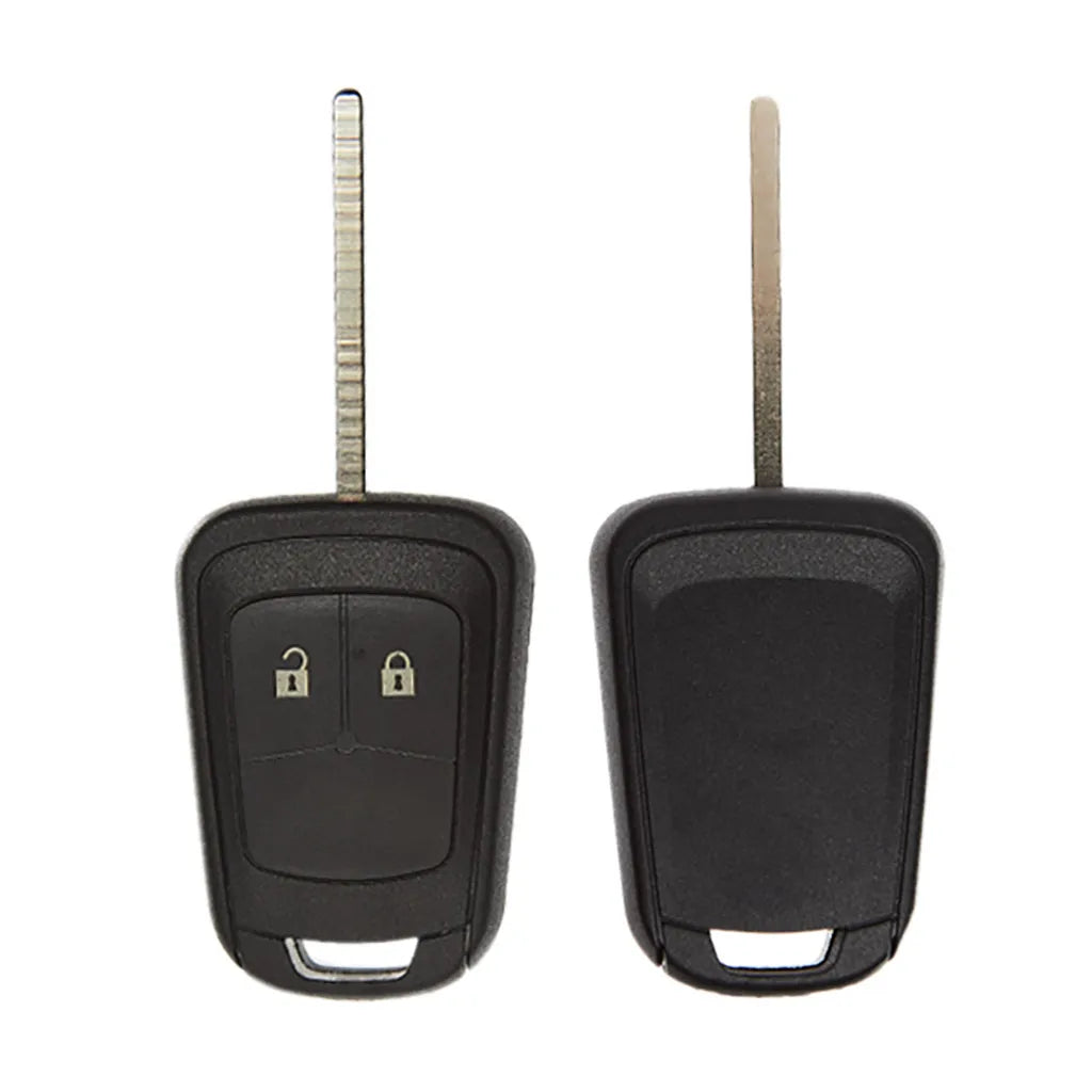 Opel 2 Button Fixed Remote Control Housing - Hu100 Profile