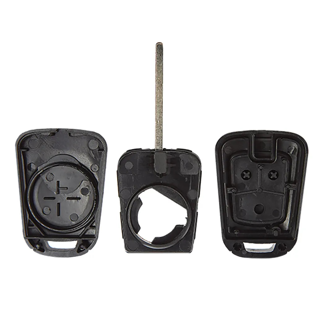 Opel 2 Button Fixed Remote Control Housing - Hu100 Profile