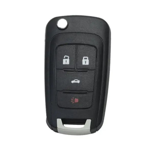 Boîtier de télécommande pliable Opel 3+1 boutons – Profil Hu100