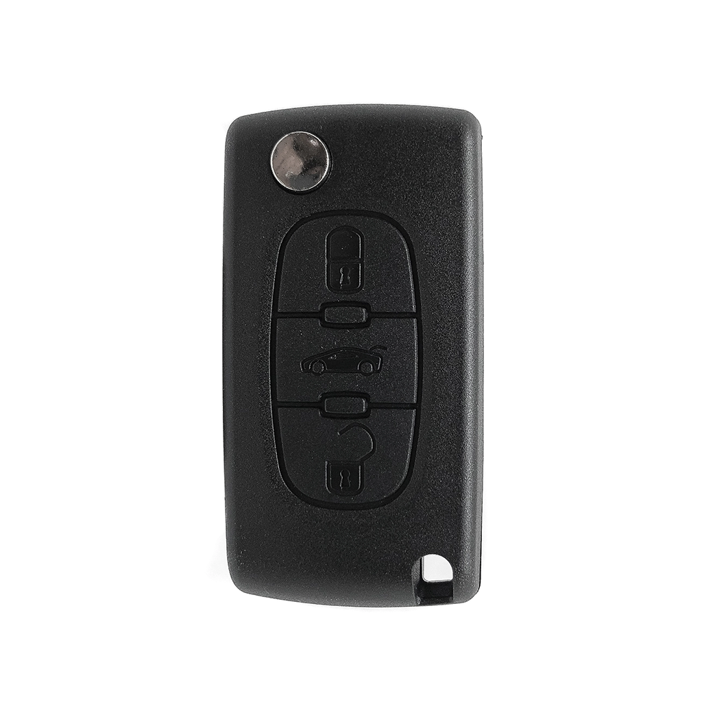 2008 Remote Flip Key Peugeot 407 - Original Ref.: 649096