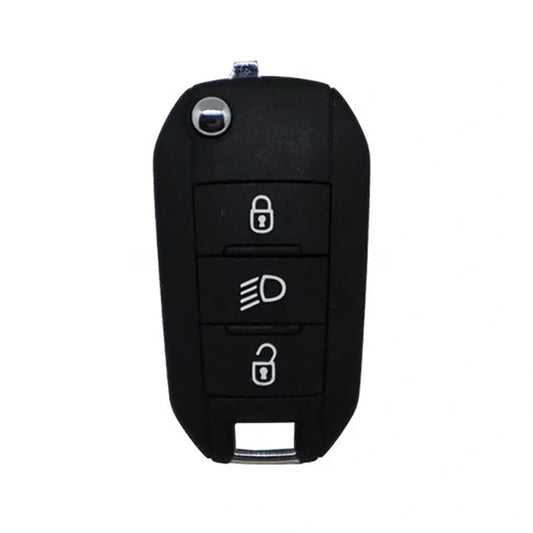 Télécommande pliable Peugeot 208 - 308 - 301  PCB d'origine  - Réf. d'origine :  1608504480 - 1608504380