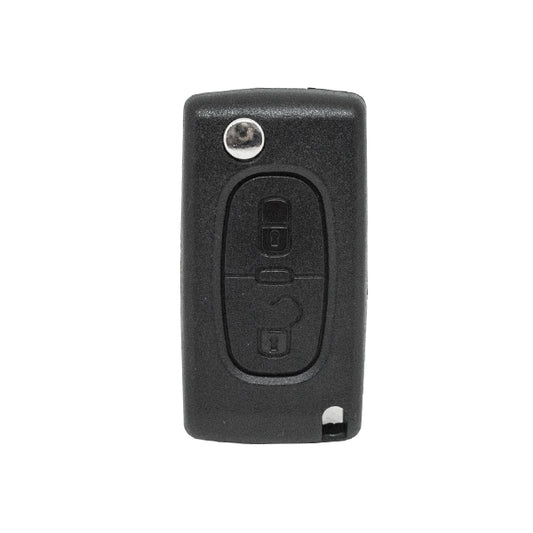 Folding Remote Control Shell 2 Buttons Citroen Peugeot Fiat Psa - Va2 Profile
