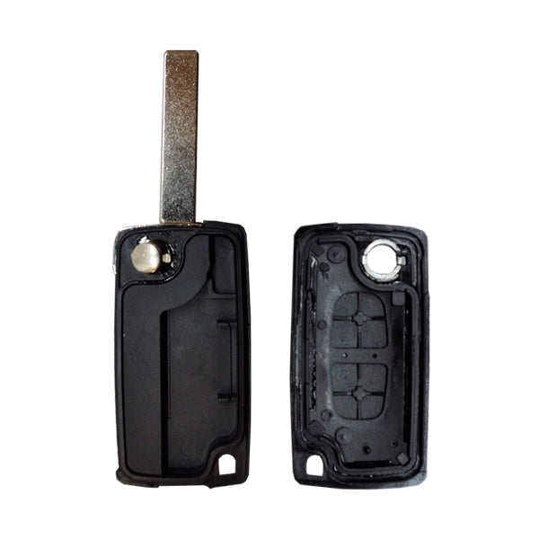 Coque Télécommande Pliable 2 Boutons Psa (Lame Hu83)
