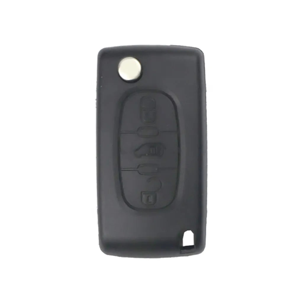 Carcasa De Mando Plegable 3 Botones Citroen / Peugeot / Fiat Psa - Perfil Va2