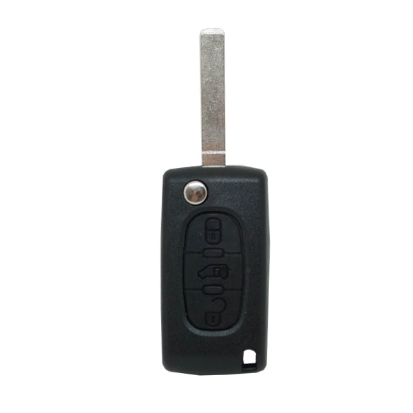 Carcasa De Mando Plegable 3 Botones Citroen / Peugeot / Fiat Psa - Perfil Va2