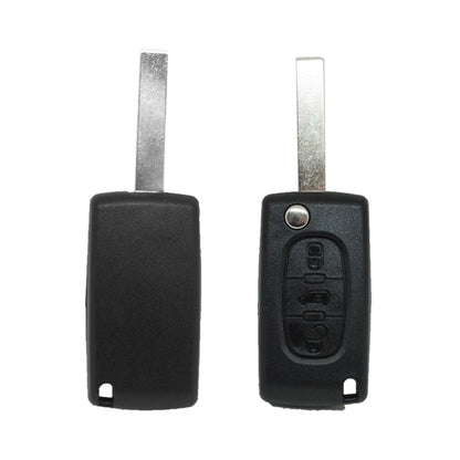 Carcasa De Mando Plegable 3 Botones Citroen Peugeot Fiat Psa - Perfil Hu83