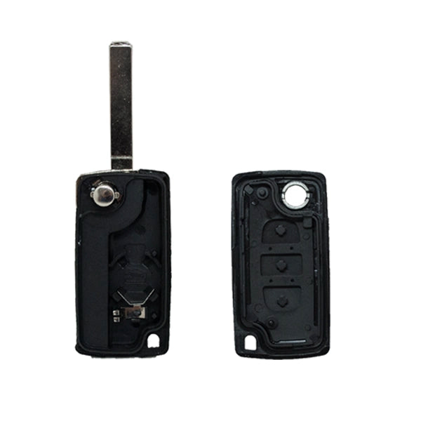 Carcasa De Mando Plegable 3 Botones Citroen Peugeot Opel Psa - Perfil Va2 Luz