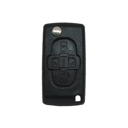 Carcasa De Mando Plegable 4 Botones Citroen Peugeot Fiat - Perfil Hu83