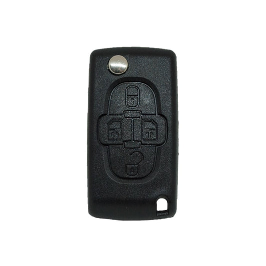 Carcasa De Mando Plegable 4 Botones Citroen Peugeot Fiat - Perfil Hu83