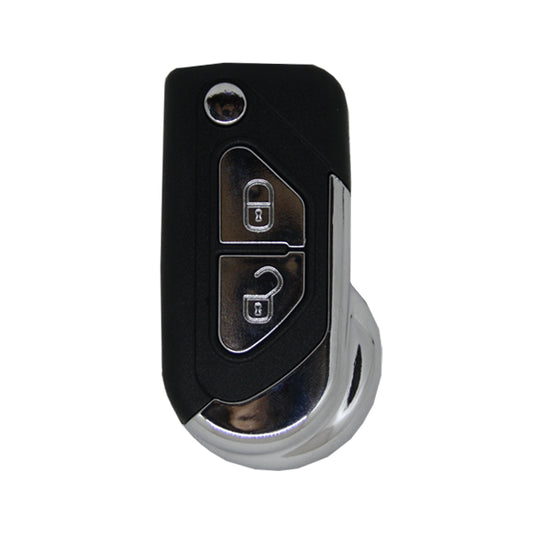 Carcasa De Mando Plegable 2 Botones Peugeot Citroen