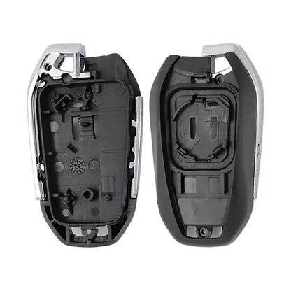 Peugeot 3 Button Keyless Remote Control Case - Hu83 Profile