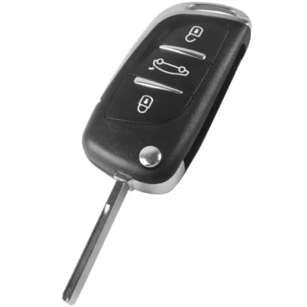 Carcasa De Mando Plegable 3 Botones Psa Corvertible - Perfil Hu83