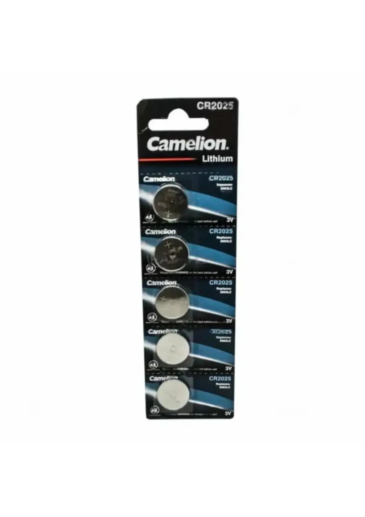 Pack 5 Lithium Button Batteries Cr2025