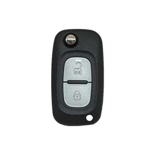Folding Remote Control Shell Renault 2 Button - Va2 Profile