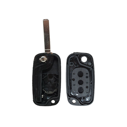 Folding Remote Control Shell Renault 2 Button - Va2 Profile