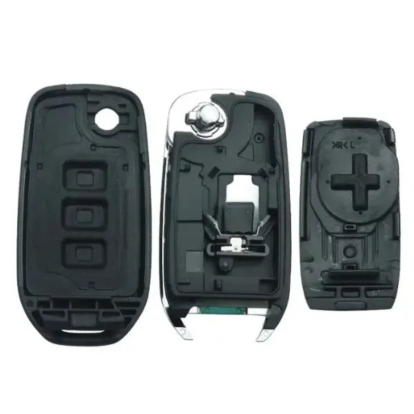 Folding Remote Control Shell Renault 3 Button - Va2 Profile