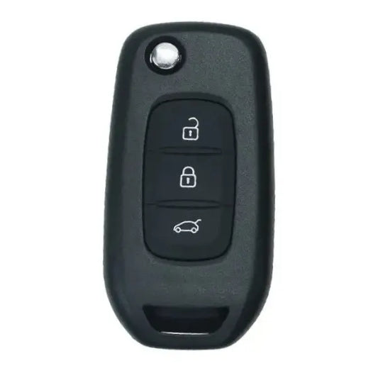 Folding Remote Control Shell Renault 3 Button - Va2 Profile