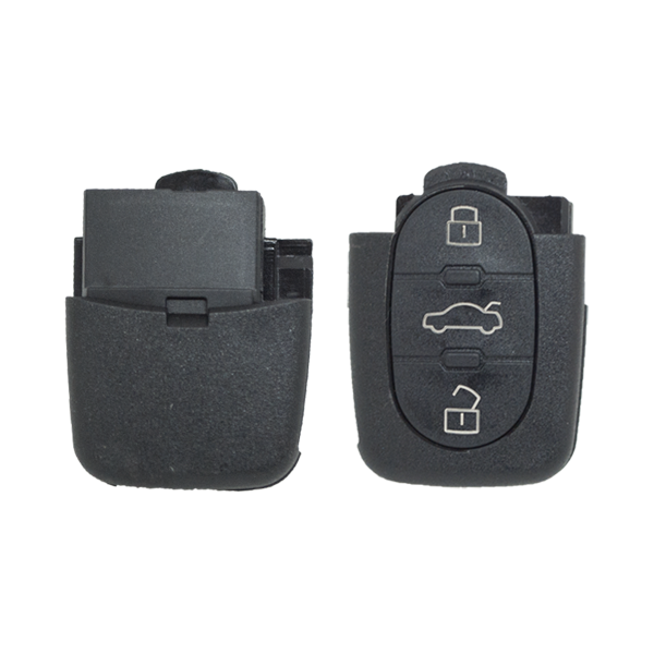 Carcasa De Mando Plegable Redondo 3 Botones Volkswagen