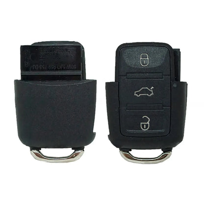 Folding Remote Control Shell Volkswagen 3 Button 