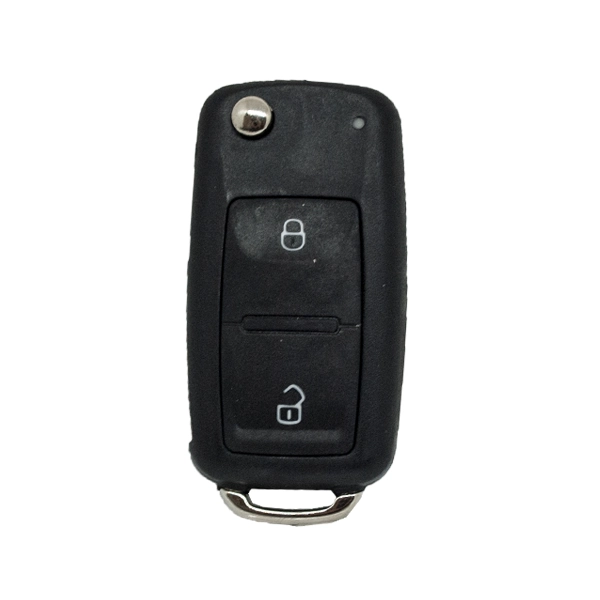 Carcasa De Mando Plegable 2 Botones Volkswagen - Perfil Hu66