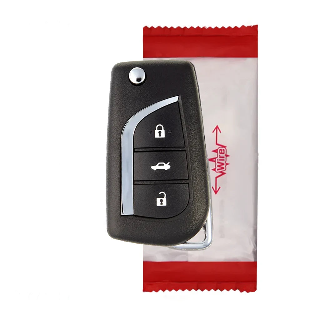 Controle remoto dobrável Xhorse Toyota sem bobina - Xkto00En