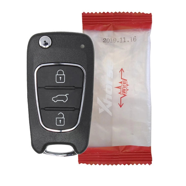 Telemando Plegable Xhorse Tipo Hyundai Sin Bobina - Ref.Xhorse: Xkhy02en