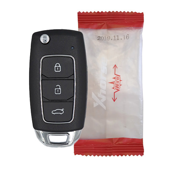 Telemando Plegable Xhorse TIpo Hyundai Sin Bobina - Ref.Xhorse: Xkhy05en