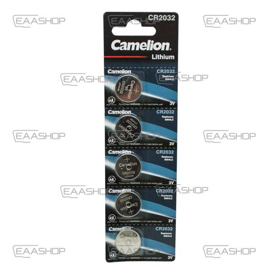 Pack 5 Piles De Bouton De Lithium Cr2032
