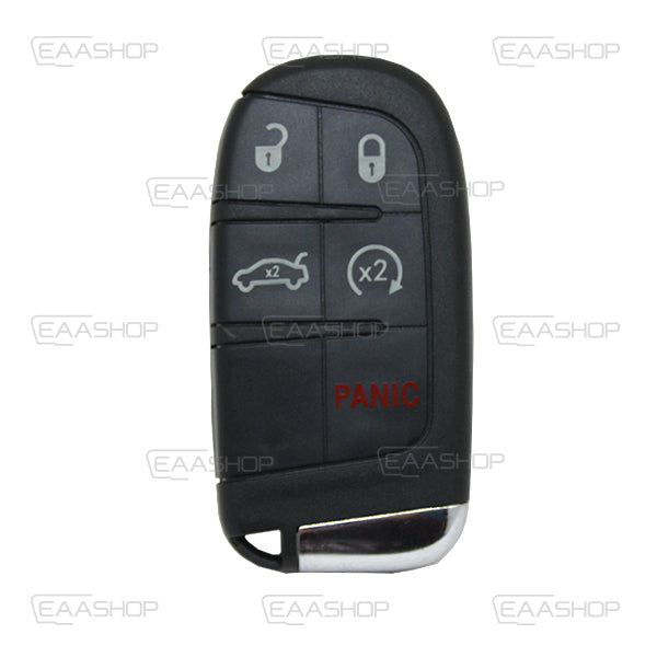 Carcasa De Mando Keyless 4+1 Botones Jeep - Chrysler - Fiat Perfil Sip22