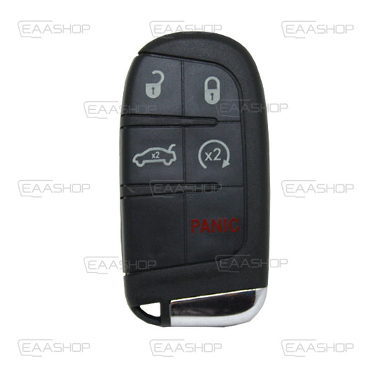 Carcasa De Mando Keyless 4+1 Botones Jeep - Chrysler - Fiat Perfil Sip22