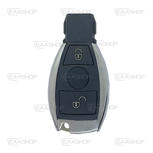 Carcasa De Mando Insertable 2 Botones Mercedes Benz - Perfil Hu64