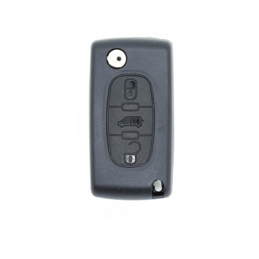 Carcasa De Mando Plegable 3 Botones Citroen Peugeot - Perfil Va2