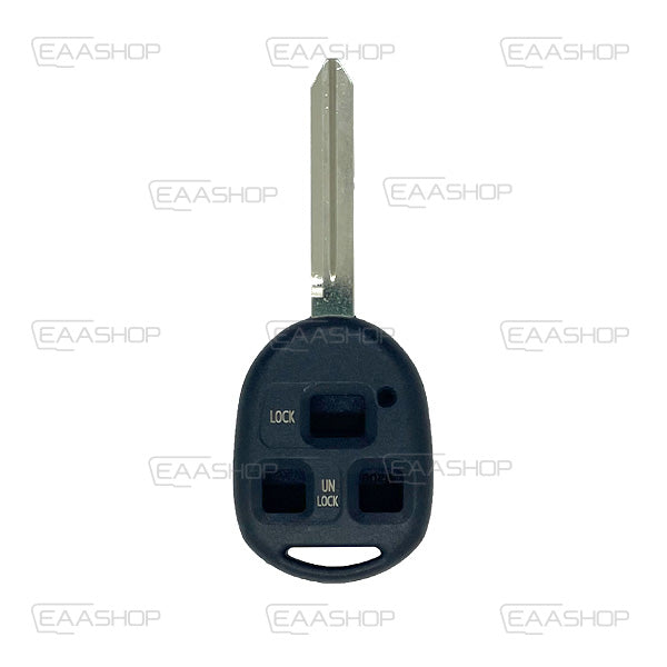 Toyota 3 Button Fixed Remote Control Housing - Toy47 Profile