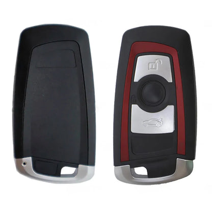 carcasa de mando keyless 3 botones bmw - perfil hu100r rojo