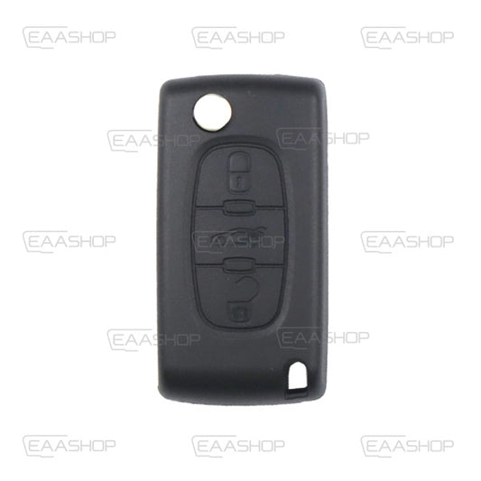 Coque Télécommande Pliable 3 Boutons Psa (Lame Hu83)