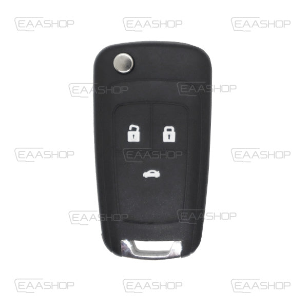 Carcasas De Mando Plegable 3 Botones Chevrolet - Perfil Hu100
