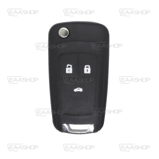 Carcasas De Mando Plegable 3 Botones Chevrolet - Perfil Hu100