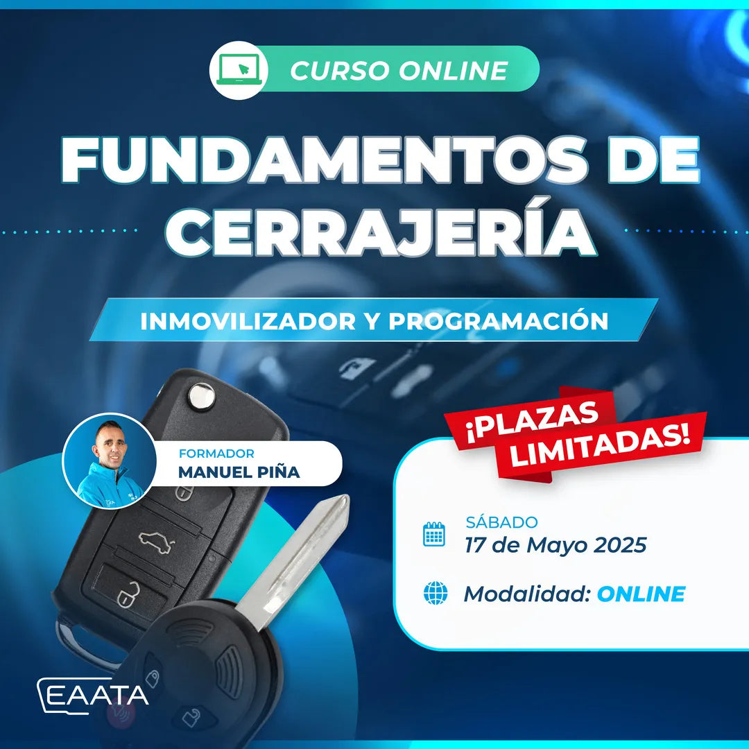 Curso online - Fundamentos de cerrajería automotriz